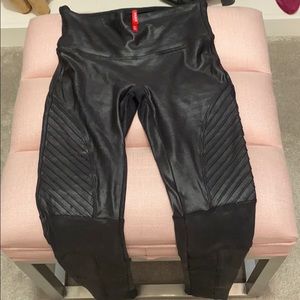 Spanx moto leggings